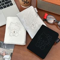 Tempat Paspor Cork Kucing Lucu Kartun Anime Gaya Korea Tempat Kartu Serbaguna untuk Kartu Identitas dan Kartu Boarding Pass