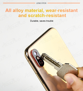 De aluminio de alta calidad cámara Protector de Metal Aleación de nuevo, lente caso anillo cubierta para Apple <span class=keywords><strong>iPhone</strong></span> <span class=keywords><strong>11</strong></span> Pro Xs. - Product Image 4