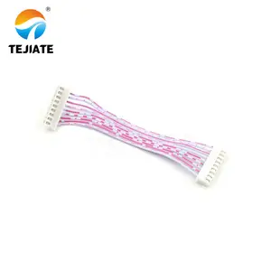 Tejiate 9针电缆杜邦母电缆接线片端子绝缘铜线面包板连接器杜邦跳线电缆