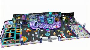 Wholesale Indoor/Outdoor Trampoline Park Facilities Amusement Park Roller Bridge Dodgeball Slide Sponge Pool With Wholesome Fun