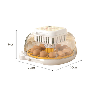 Incubateur de 12 œufs 12V DC 220V AC, petite machine d'éclosion automatisée, incubateur et <span class=keywords><strong>couveuse</strong></span> combinés, Incubadora De Huevos - Product Image 1