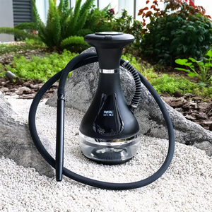 Mini <span class=keywords><strong>Cachimba</strong></span> <span class=keywords><strong>de</strong></span> Acero Inoxidable con Caja <span class=keywords><strong>de</strong></span> Regalo, Iluminación LED y Gestión <span class=keywords><strong>de</strong></span> Calor - Set <span class=keywords><strong>de</strong></span> Regalo <span class=keywords><strong>de</strong></span> Lujo para Uso Doméstico Familiar - Product Image 4