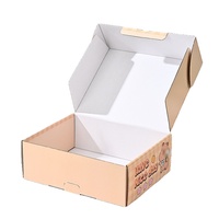 Caja de Cartón Corrugado Plegable Ecológica al por Mayor, Caja de Embalaje con Impresión Personalizada en Dorado, Caja de Cartón para Envíos con Logotipo Personalizado
