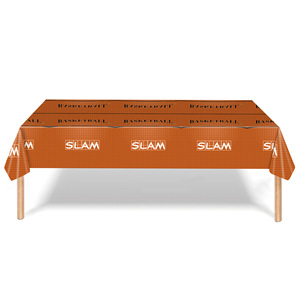 Assiettes en carton Slam de basketball, rondes de 7 pouces, pour fête d'anniversaire - Product Image 4