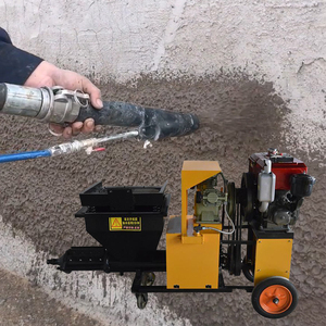 Bê tông vữa shotcrete Máy vữa tự động thạch cao tường thạch cao Máy DIESEL vữa phun vữa máy - Product Image 1