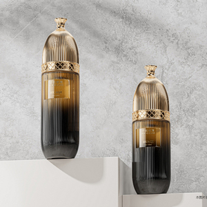 Bộ sản phẩm chăm sóc da cao cấp, chất lượng cao, bao bì sang trọng, chai thủy tinh, bộ dưỡng da cho kem dưỡng mặt, sữa dưỡng, serum. - Product Image 2