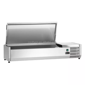 <span class=keywords><strong>Vitrine</strong></span> <span class=keywords><strong>réfrigérée</strong></span> à température unique pour salades, idéale pour les bars à salades et les buffets - Product Image 1