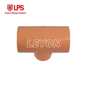 Raccord en T réducteur en PVC/CPVC orange <span class=keywords><strong>pour</strong></span> système d'incendie, système de protection incendie, alimentation en eau <span class=keywords><strong>pour</strong></span> lutte contre l'incendie - Product Image 2