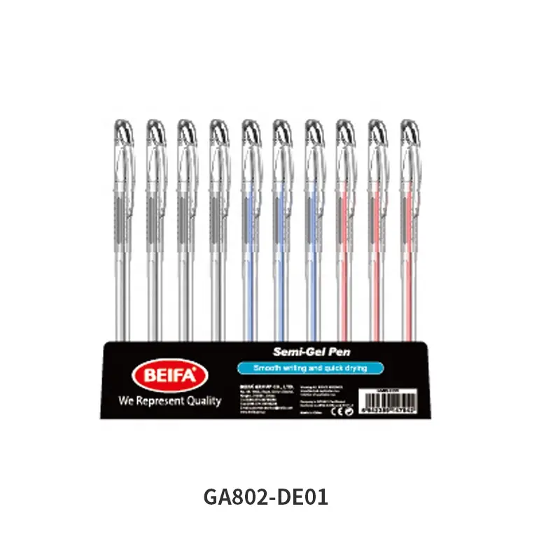 Beifa ga802 0.5mm Kim tip cắm trong loại công suất cao nhanh chóng khô mực bút cho mịn bằng văn bản Thêm tốt điểm gel mực bút