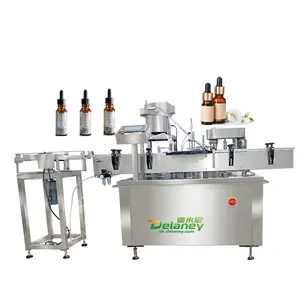 factory direct low price PLC control peristaltic pump essential oil roller bottle filling machine