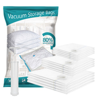 Haute qualité 80% économiseur d'espace sacs de rangement de Compression sous vide en Nylon écologique pour vêtements literie et nourriture-organisateur de maison