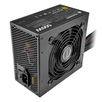 Alimentation électrique pour ordinateur ATX 500W, alimentation pour serveur GPU avec refroidissement actif 120mm, certifiée 80 PLUS