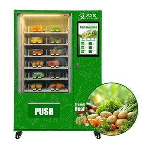 Distributeur automatique de snacks et aliments frais réfrigérés pour ascenseurs hospitaliers, modèle 2023 en promotion, avec écran tactile SDK 21,5 pouces, capacité 96-144 pièces - Product Image 1