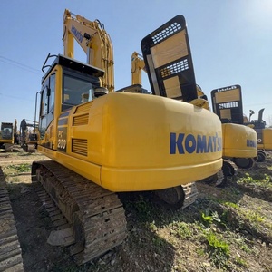 รถขุดไฮดรอลิกแบบตีนตะขาบ Komatsu PC200 มือสอง ขนาด 20 ตัน ประหยัดน้ำมันและทรงพลัง เหมาะสำหรับงานจัดสวน - Product Image 1