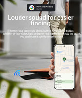 Carte SmartTrack (pour Android) [Balise Métal & Plastique] (Étiquette Anti-perte Anti-vol) / Localisation de Téléphone par Sonnerie / Positionnement de Téléphone