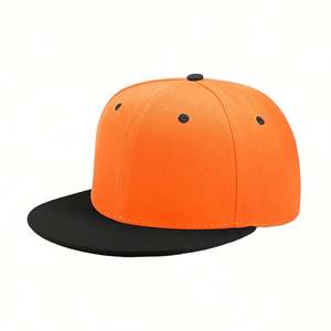 Casquette de baseball unisexe réglable à 6 panneaux, visière plate, logo personnalisé, hip-hop, polyester/coton, visière large, snapback, pêche, extérieur - Product Image 5