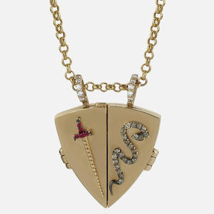 In Zircone da donna spada serpente gigante ciondolo occhio del diavolo personalizzato luce di lusso apertura di tendenza - Product Image 4