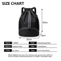 Bolsa de Gimnasio con Cordón para Hombre, Mochila Impermeable con Cordón para Mujer, Bolsa de Natación con Compartimento para Zapatos, Bolsas de Natación con Cordón