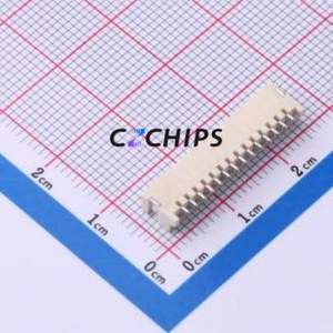 HC-ZH-14PWT Wire-to-Board Pin Header SMD,P=1.5mm,Horizontal Mount Connector 1x14P 1.5mm Horizontal Mount ZH - Product Image 2