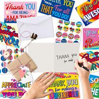Cartes de remerciement pour les employés avec enveloppes, carte de remerciement, insert de remerciement, carte de vœux pour collègue, infirmière, enseignant