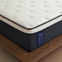 Hotelmatratze Luxuriöse Doppel-Memory-Foam-Hybridmatratze in Box Komfortable Kingsize-Matratze mit Taschenfederkern