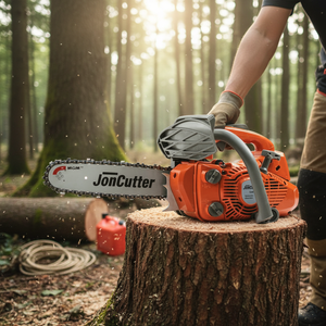 D0100HEDY77 Motosega a Benzina da 25.4cc con Impugnatura Superiore per Arboricoltura, Testa Motrice con Barra Guida e Catena da 12 Pollici - Product Image 3