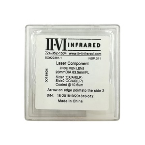 II-VI INFRARED Brand ZnSe Focus Lens Dia 20mm FL50.8mm FL63.5mm 20*50.8mm 20*63.5mm for CO2 Laser Cutting &amp; <strong>Engraving</strong> <strong>Machine</strong> - Product Image 1