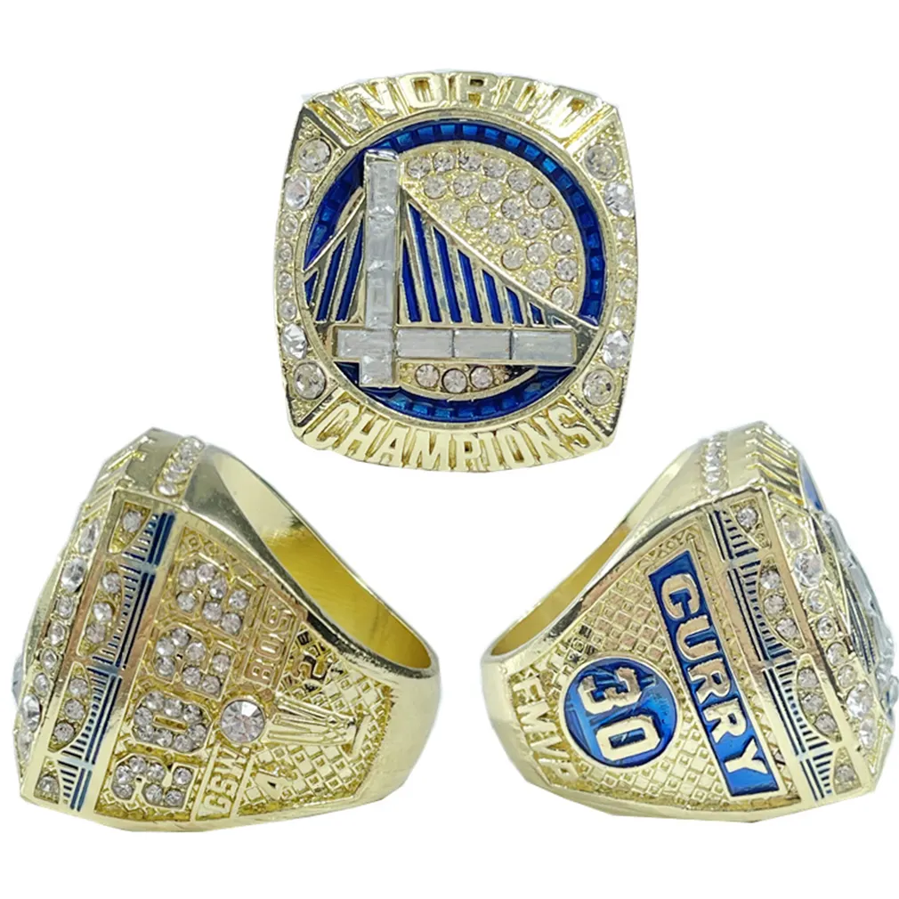 2022 Golden State Warriors Champion Rings Anel De Ouro Jóias Anel De Jóias De Aço Inoxidável