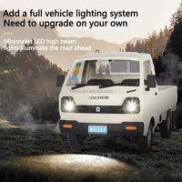 WPL D-14 1/10 4WD RC Cargo Pickup Escalade Voiture Simulation Drift Off-Road Truck Jouets avec Lumières LED