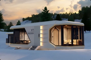 Capsula Spaziale Etong, Casa <span class=keywords><strong>Mobile</strong></span> Prefabbricata di Lusso, Cabina Completa Attrezzata, Cottage di Campagna, Pod per <span class=keywords><strong>Campeggio</strong></span> - Product Image 5