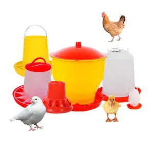 Dispensador de plástico para alimentação de frangos, ferramenta de alimentação de fazenda, frango de corte, frango de fazenda, balde de alimentação, preço de atacado