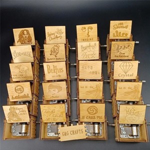 โรงงานขายส่งกล่องดนตรีไม้ขนาดเล็กแบบกำหนดเอง - Product Image 4