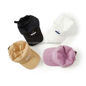 Casquettes de golf de haute qualité en gros avec logo brodé en relief, réglables avec boucle arrière en métal et plastique, style Dad Hat - Product Image 5