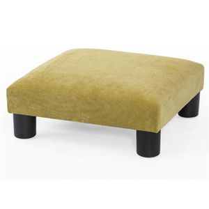 Pequeño otomano reposapiés arte geométrico cuboide cilindro de 17,5x17,5x9 otomana sofá - Product Image 1