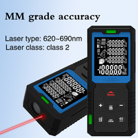 Télémètre laser avec ruban à mesurer, haute précision, fabriqué en Chine, outil pratique pour la mesure des pièces, KL06