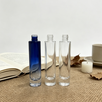 Flacon de parfum vide de luxe en verre à fond épais de 10 ml et 15 ml avec pulvérisateur à brume fine pour emballage de parfum