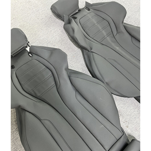 Full Set Waterproof Seat Cover <strong>White</strong> Nappa <strong>Leather</strong> Original Customized Seat Cover for bmw - Product Image 3