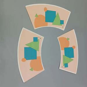 Abanicos de Papel C1S Estucados Personalizados para Vasos de Papel de Una Sola Capa para Alimentos, Impresión Flexográfica - Product Image 4