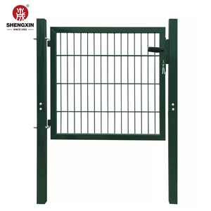 Cổng Kim loại Hàn dây lưới Bảng điều chỉnh cổng trang trại cổng vườn với khóa cho sân chơi - Product Image 1