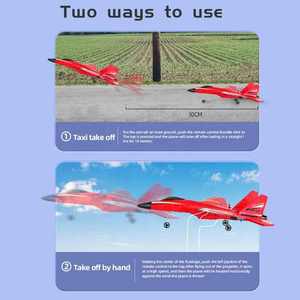 Nouveau Meilleur <span class=keywords><strong>Avion</strong></span> de Chasse <span class=keywords><strong>Télécommandé</strong></span> en Mousse à LED, Jouet Planeur RC à Grande Vitesse - Product Image 3