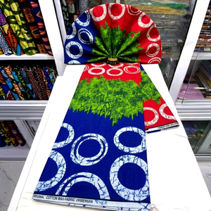 Tela de Felpa Coral con Estampado Africano Dobby de Alta Calidad de Kenia, Tela Tradicional Holandesa Resistente a las Manchas para Niños - Product Image 1