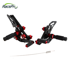 RACEPRO moto pedane poggiapiedi pedane pedane pedane poggiapiedi Set posteriore per <span class=keywords><strong>Yamaha</strong></span> <span class=keywords><strong>MT</strong></span>-07 <span class=keywords><strong>MT</strong></span> 07 MT07 2013-2017 - Product Image 4