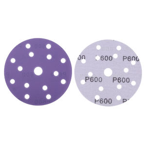 Disques de ponçage à crochet et boucle P600 avec trous, 125 mm, 5 pouces, disque de ponçage, grain 80, épaisseur 1 mm, OEM OBM ODM, papier de ponçage - Product Image 3