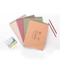 Carnet de croquis pour étudiants 2027, vente chaude, fourniture d'usine, carnet de dessin A4 A5, cahier à spirale, bloc-notes de bureau, 80 pages