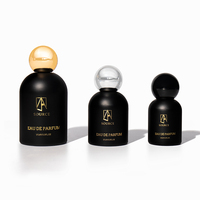 Flacon de parfum en verre cylindrique de haute qualité 50ml 100ml, vide, transparent, coloré, avec pulvérisateur de luxe et impression sérigraphique