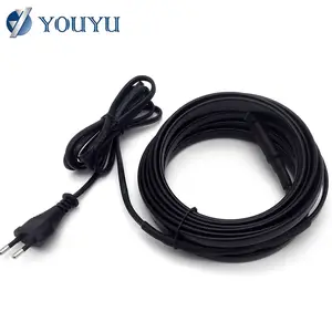 Self Regulating Heating Cable With Power Cord Plug