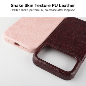 เคสโทรศัพท์หนังลายจระเข้สำหรับ iPhone 14-17 Pro Max, เคสกันกระแทกแบบด้านหรูหรา 4 สี - Product Image 3