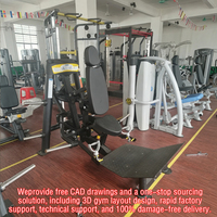 Machine à Squat Hack et Deadlift à Charge Libre pour Salle de Sport Commerciale – Entraînement de Force des Quadricipitres, Fessiers, Ischio-jambiers et du Bas du Corps