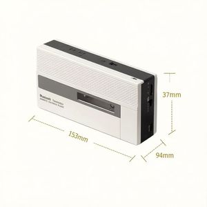 Lettore e Registratore di Cassette Walkman con Jack per Cuffie Integrato per Riproduzione in Stile Retrò, Altoparlante Wireless per Esterni - Product Image 6
