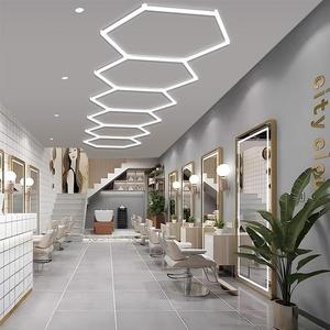 15x chi tiết rửa xe ánh sáng showroom hội thảo chiếu sáng làm việc Hex hình lục giác nhà để xe tổ ong lục giác Đèn LED Đèn - Product Image 6